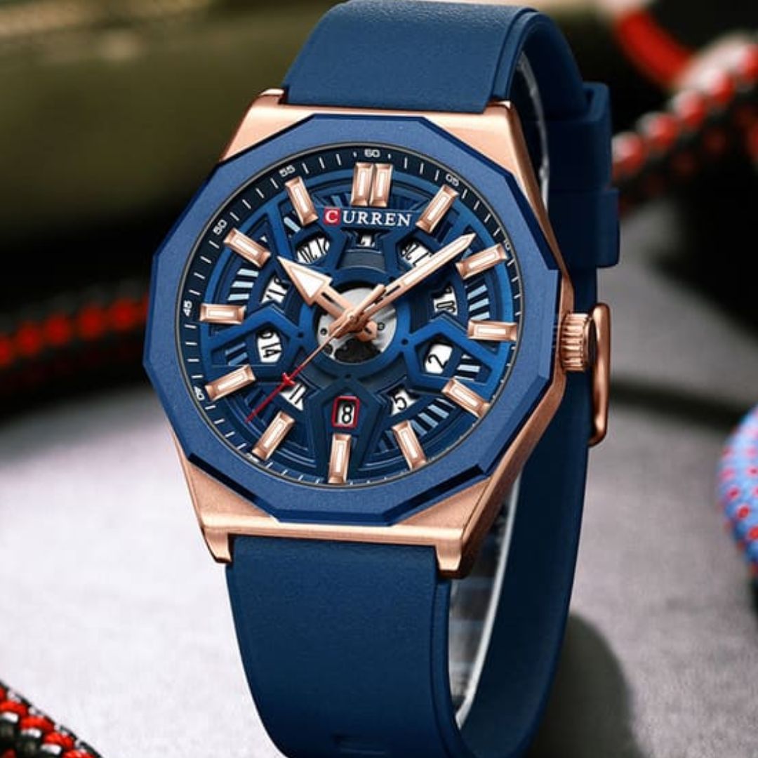 RELOJ CURREN 8437 ANALOGO - AZUL