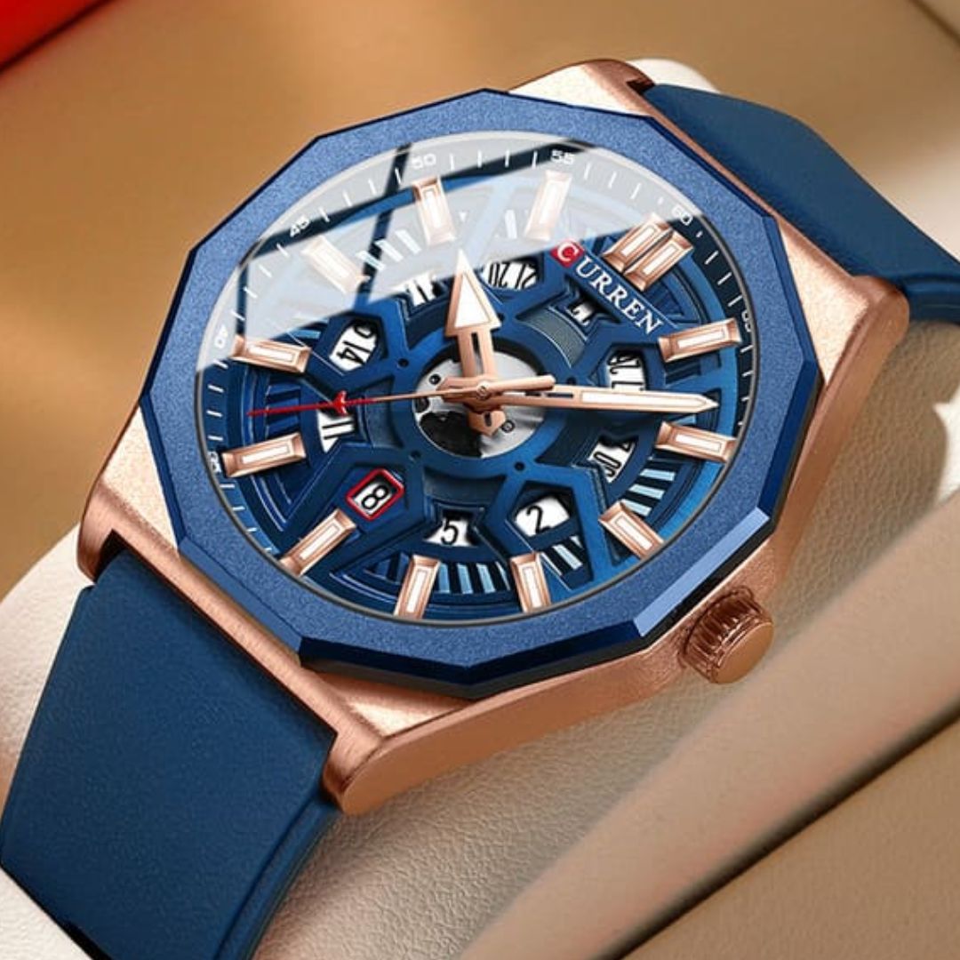 RELOJ CURREN 8437 ANALOGO - AZUL