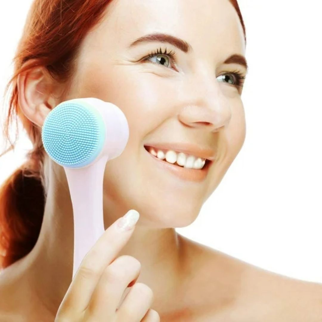 CEPILLO FACIAL 2 EN 1 COLOR PASTEL