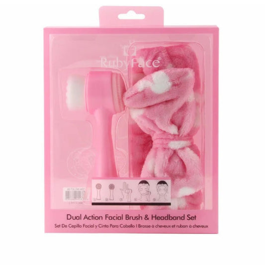SET CEPILLO EXFOLIADOR  Y VINCHA