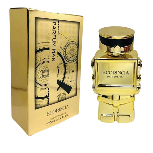 PERFUME HOMBRE ECORINCIA  ROBOT DORADO ALTERNATIVO PACO