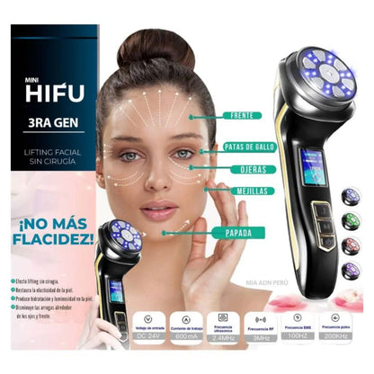MINI HIFU 3 GENERACION REJUVENECEDOR FACIAL